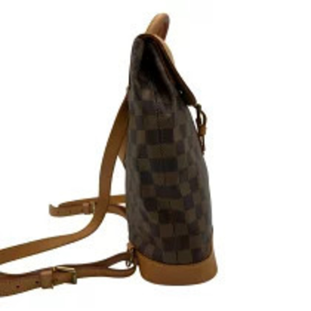 Louis Vuitton Arlequin Brown Damier Leather Backpack Daypack - Picture 4 of 13